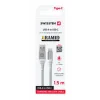 CABLU DE DATE SWISSTEN CU ARAMIDĂ RANFORSATĂ USB / USB-C 1.5 M ALB