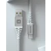 CABLU DE DATE SWISSTEN CU ARAMIDĂ RANFORSATĂ USB / USB-C 1.5 M ALB