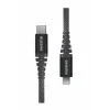 CABLU DE DATE SWISSTEN RANFORSAT CU ARAMIDĂ USB-C / LIGHTNING 1.5 M ANTRACIT