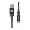CABLU DE DATE SWISSTEN RANFORSAT CU ARAMIDĂ USB / USB-C 1.5 M ANTRACIT