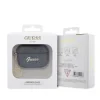 Carcasă Guess 4G Script PC/PU Charm pentru AirPods Pro 2, neagră