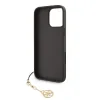 Husă spate Guess 4G Charm pentru iPhone 16 Pro Max, maro, ton pe ton