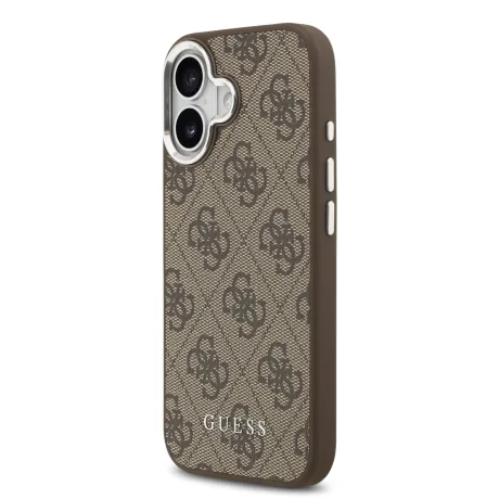 Husă spate Guess 4G MagSafe pentru iPhone 17, maro