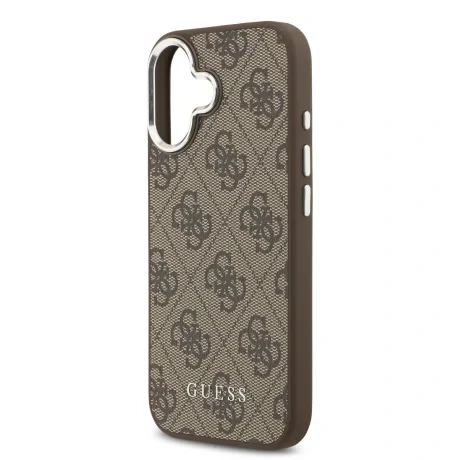 Husă spate Guess 4G MagSafe pentru iPhone 17, maro
