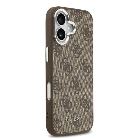 Husă spate Guess 4G MagSafe pentru iPhone 17, maro