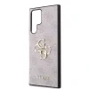Husă spate Guess PU 4G cu logo metalic pentru Samsung Galaxy S24 Ultra, roz
