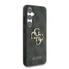 Husa spate Guess PU 4G cu logo metalic pentru Samsung Galaxy S25, gri