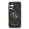 Husa spate Guess PU 4G cu logo metalic pentru Samsung Galaxy S25, gri