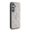 Husă spate Guess PU 4G cu logo metalic pentru Samsung Galaxy S25+, roz