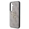 Husă spate Guess PU 4G cu logo metalic pentru Samsung Galaxy S25+, roz
