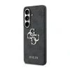 Husa spate Guess PU 4G cu logo metalic pentru Samsung Galaxy S26, gri
