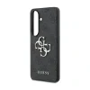 Husa spate Guess PU 4G cu logo metalic pentru Samsung Galaxy S26, gri