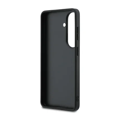 Husa spate Guess PU 4G cu logo metalic pentru Samsung Galaxy S26, gri