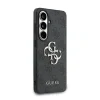 Husa spate Guess PU 4G cu logo metalic pentru Samsung Galaxy S26, gri