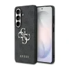 Husa spate Guess PU 4G cu logo metalic pentru Samsung Galaxy S26, gri