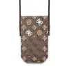 Carcasă de telefon Guess PU 4G Peony multicoloră, maro