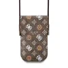 Carcasă de telefon Guess PU 4G Peony multicoloră, maro