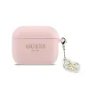Carcasă din silicon Guess 4G Charm pentru AirPods Pro 3, roz