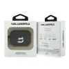 Carcasă din silicon Karl Lagerfeld cu logo 3D NFT cu cap de Choupette pentru AirPods Pro 3, neagră