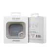 Carcasă Guess 4G Script PC/PU Charm pentru AirPods 3, neagră