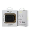 Carcasă Guess PU cu logo granulat clasic pentru AirPods 3, neagră