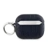 Carcasă Karl Lagerfeld din PU cu motive Karl și Choupette în relief pentru AirPods 3, neagră