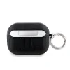 Carcasă Karl Lagerfeld din PU cu motive Karl și Choupette în relief pentru AirPods Pro 2, neagră