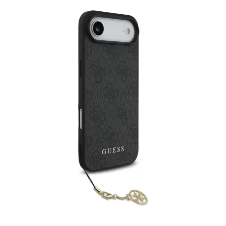 Carcasă spate Guess 4G Charm MagSafe pentru iPhone Air, gri ton pe ton