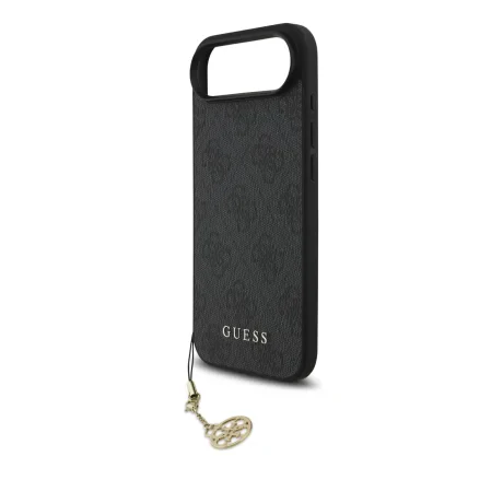 Carcasă spate Guess 4G Charm MagSafe pentru iPhone Air, gri ton pe ton