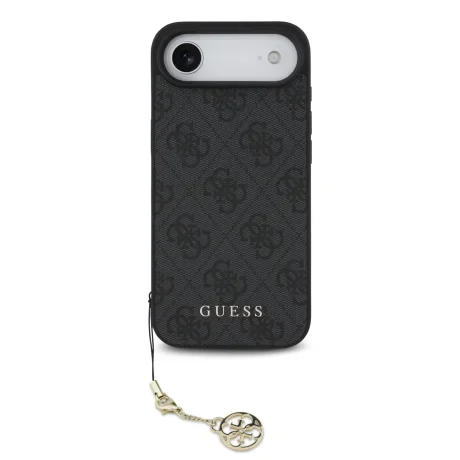 Carcasă spate Guess 4G Charm MagSafe pentru iPhone Air, gri ton pe ton