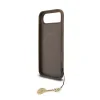 Carcasă spate Guess 4G Charm MagSafe pentru iPhone Air, maro, ton pe ton