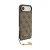 Carcasă spate Guess 4G Charm MagSafe pentru iPhone Air, maro, ton pe ton