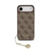Carcasă spate Guess 4G Charm MagSafe pentru iPhone Air, maro, ton pe ton