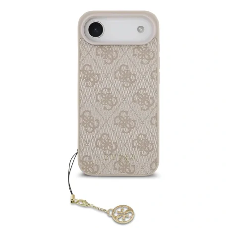 Carcasă spate Guess 4G Charm MagSafe pentru iPhone Air, roz ton pe ton
