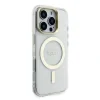 Carcasă spate Guess MagSafe cu suport electrolizat PC/TPU și ramă pentru cameră, cu spate înlocuibil, pentru iPhone 16 Pro