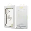 Carcasă spate Guess PC/TPU Mirror 4G cu sclipici și logo MagSafe pentru iPhone 17, aurie