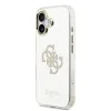 Carcasă spate Guess PC/TPU Mirror 4G cu sclipici și logo MagSafe pentru iPhone 17, aurie
