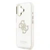 Carcasă spate Guess PC/TPU Mirror 4G cu sclipici și logo MagSafe pentru iPhone 17, aurie
