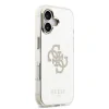 Carcasă spate Guess PC/TPU Mirror 4G cu sclipici și logo MagSafe pentru iPhone 17, aurie