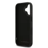 Carcasă spate Karl Lagerfeld 3D Cauciuc Karl și Choupette pentru iPhone 17 Negru