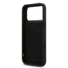 Carcasă spate Karl Lagerfeld 3D Cauciuc Karl și Choupette pentru iPhone 17 Pro Max Negru