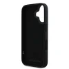 Carcasă spate Karl Lagerfeld 3D Rubber Double Heads pentru iPhone 16, neagră