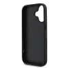 Carcasă spate Karl Lagerfeld 3D Rubber Iconic pentru iPhone 16, neagră