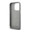 Carcasă spate Karl Lagerfeld cu model granulat din PU K&amp;amp;CH Heads pentru iPhone 15 Pro Max, gri