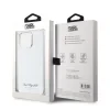 Carcasă spate Karl Lagerfeld Hotel RSG din PU granulat pentru iPhone 15 Pro Max, gri