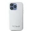 Carcasă spate Karl Lagerfeld Hotel RSG din PU granulat pentru iPhone 15 Pro Max, gri