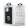 Carcasă spate Karl Lagerfeld IML Aquarelle Karl pentru iPhone 15, neagră
