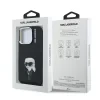 Carcasă spate Karl Lagerfeld IML Aquarelle Karl pentru iPhone 15 Pro Max, neagră