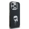 Carcasă spate Karl Lagerfeld IML Aquarelle Karl pentru iPhone 15 Pro, neagră