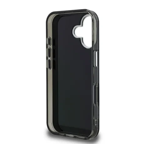 Carcasă spate Karl Lagerfeld IML Aquarelle Karl pentru iPhone 16, neagră